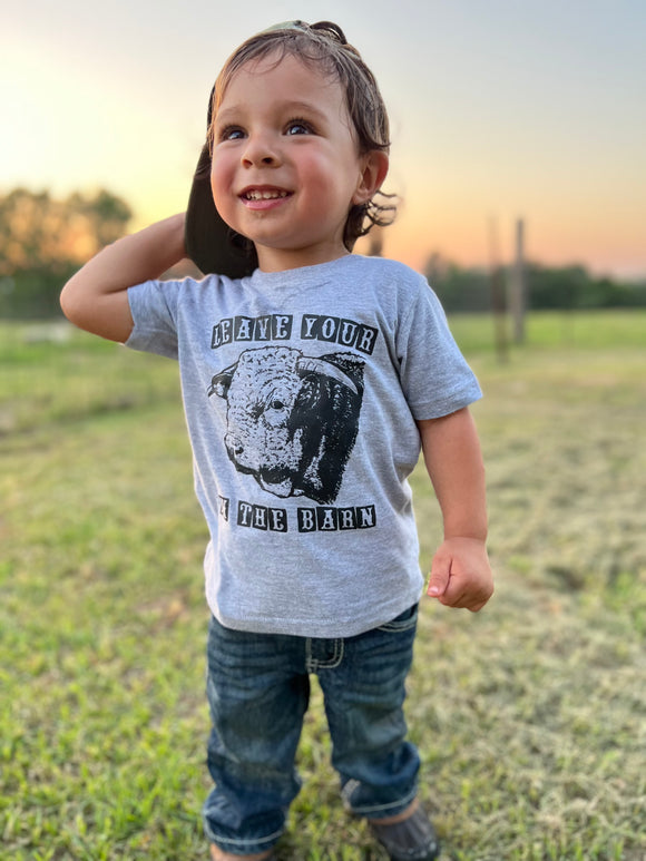 Leave your bull in the barn